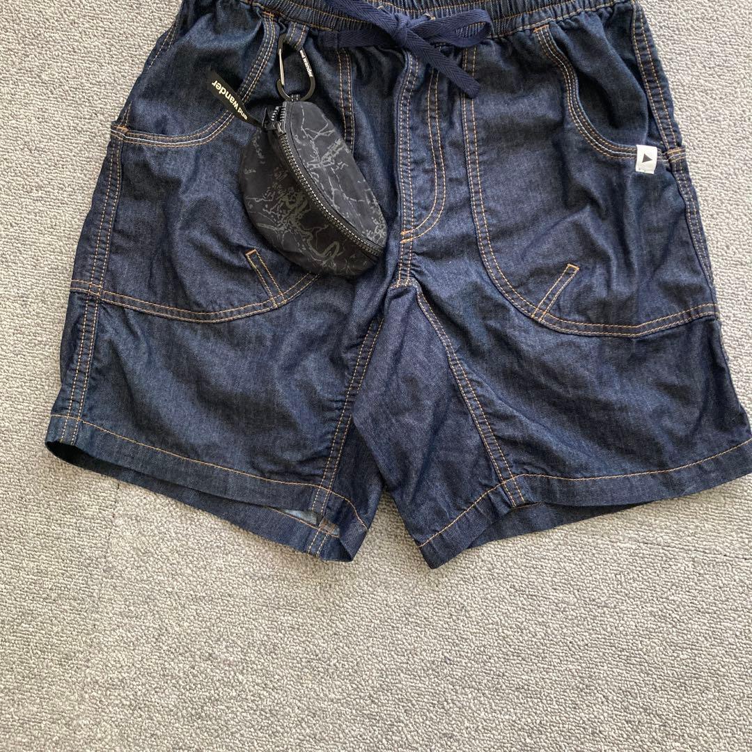 【ほぼ新品】00 Mサイズ and wander ショートパンツ