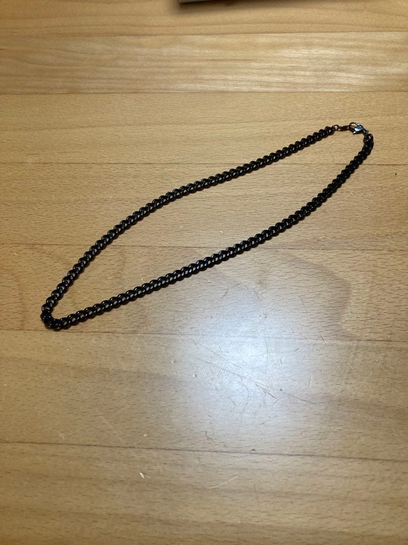 ファイテン　炭化チタンチェーンネックレス　45cm