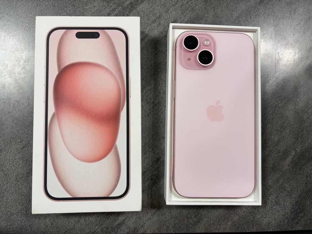 【バッテリー100%】Apple iPhone 15 本体 ピンク　256GB