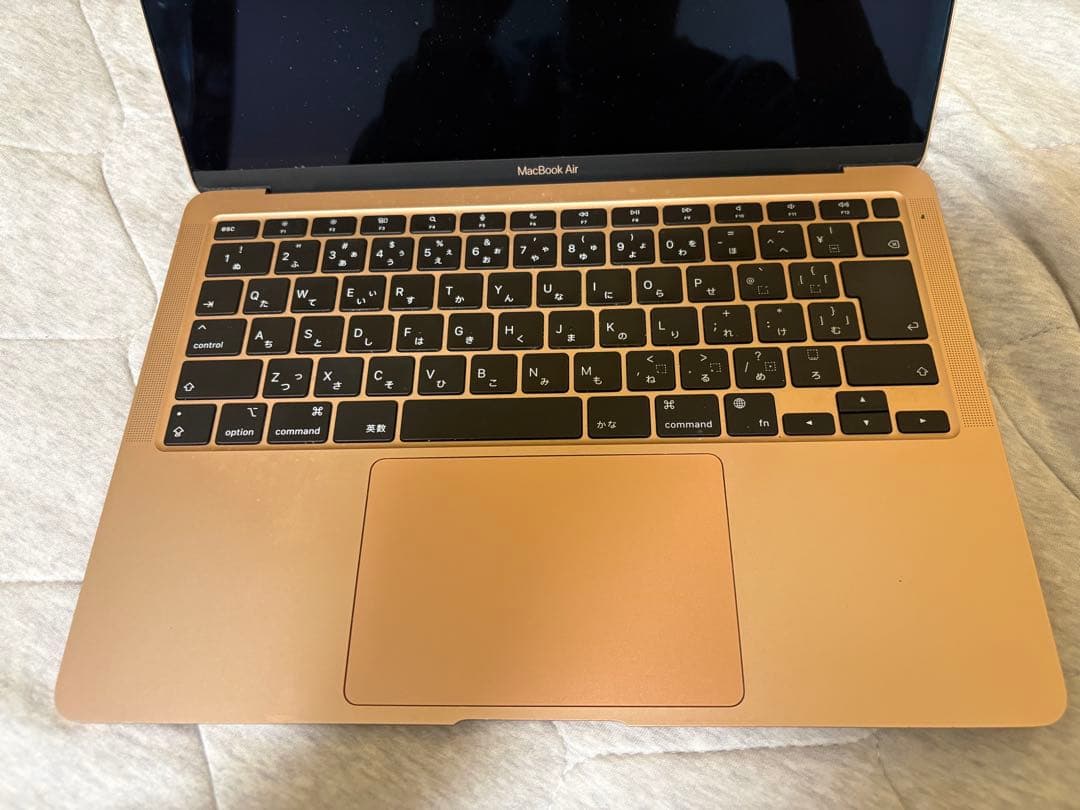 MacBookAirM1 2020画面割れ起動OK操作可8GB/256GB