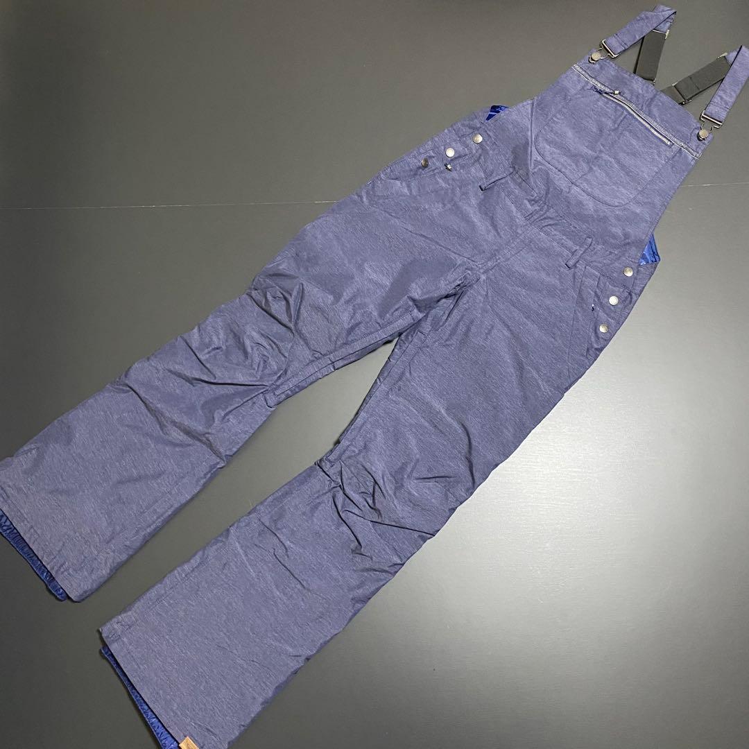 コ*ィ様 極美品 ROXY スノーボード ビブパンツ 中綿 裏起毛 レディース