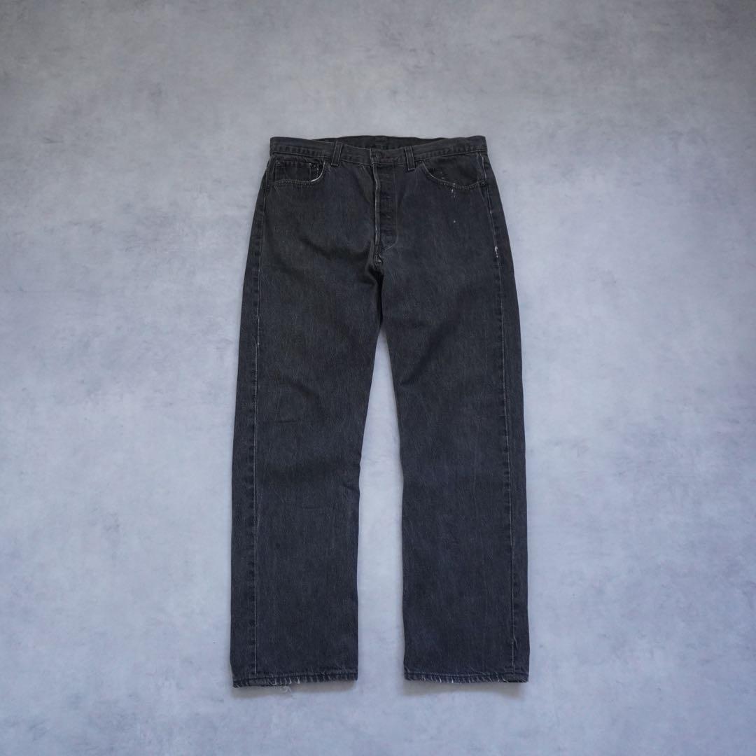 【90s】levisリーバイス 501 先染めブラック USA製 W36L30