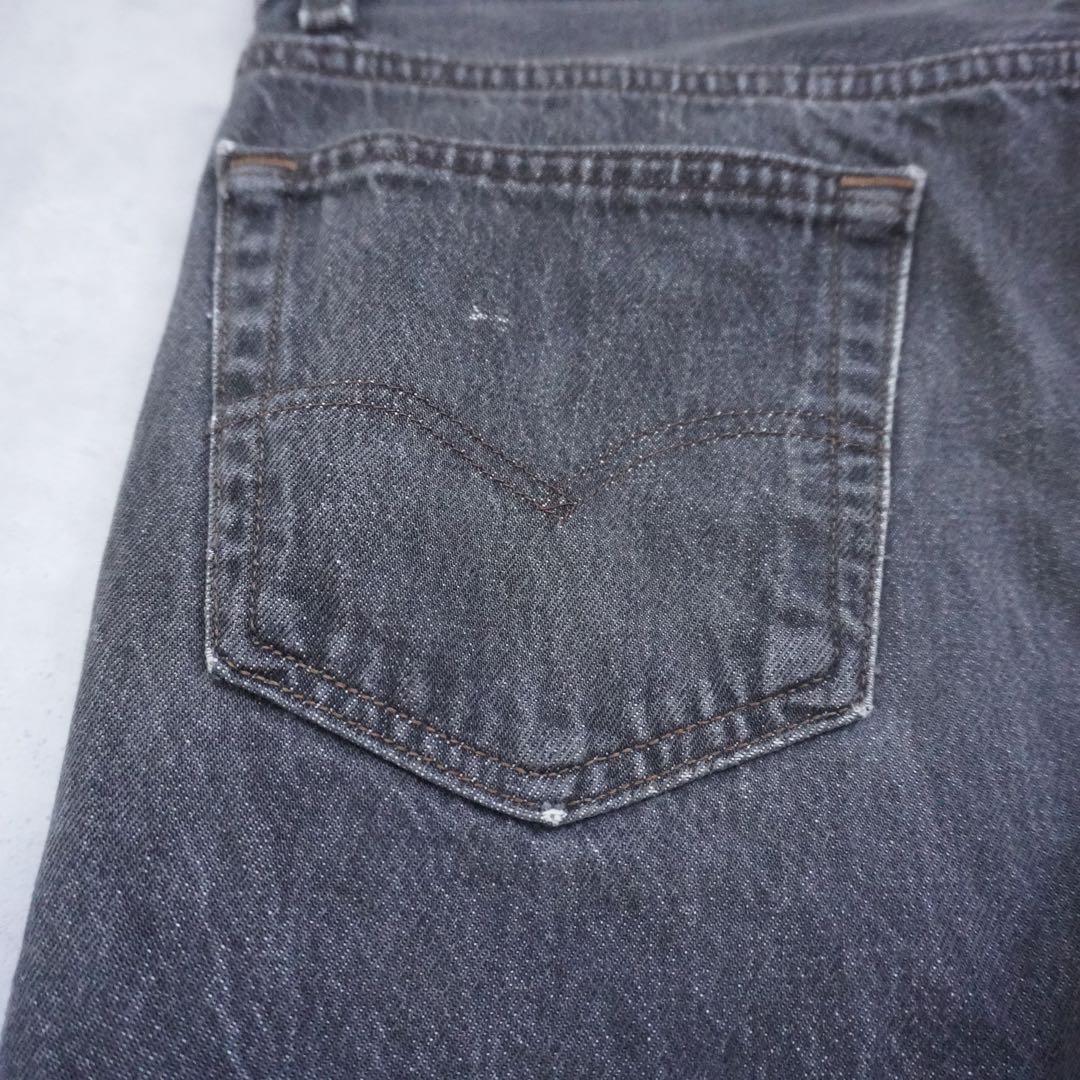 【90s】levisリーバイス 501 先染めブラック USA製 W36L30