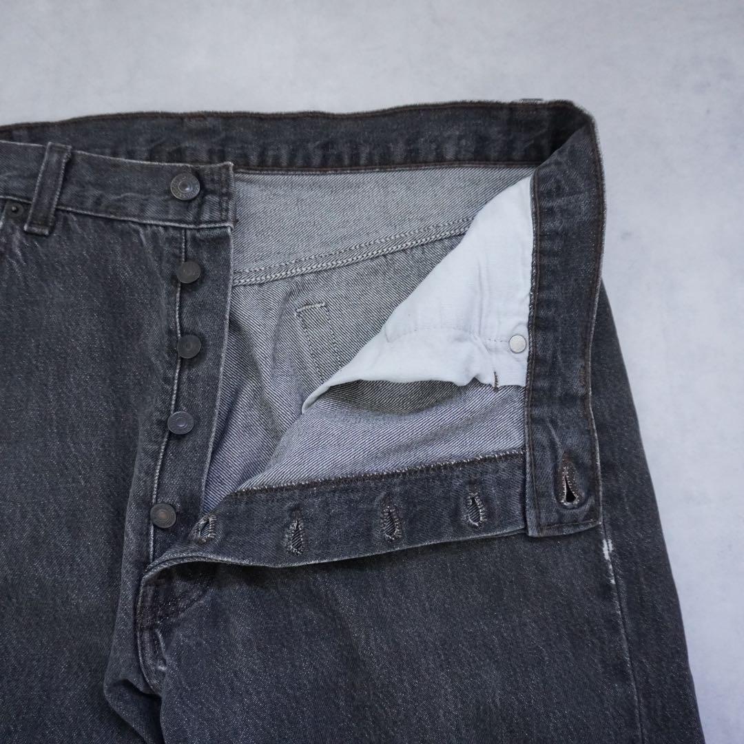 【90s】levisリーバイス 501 先染めブラック USA製 W36L30