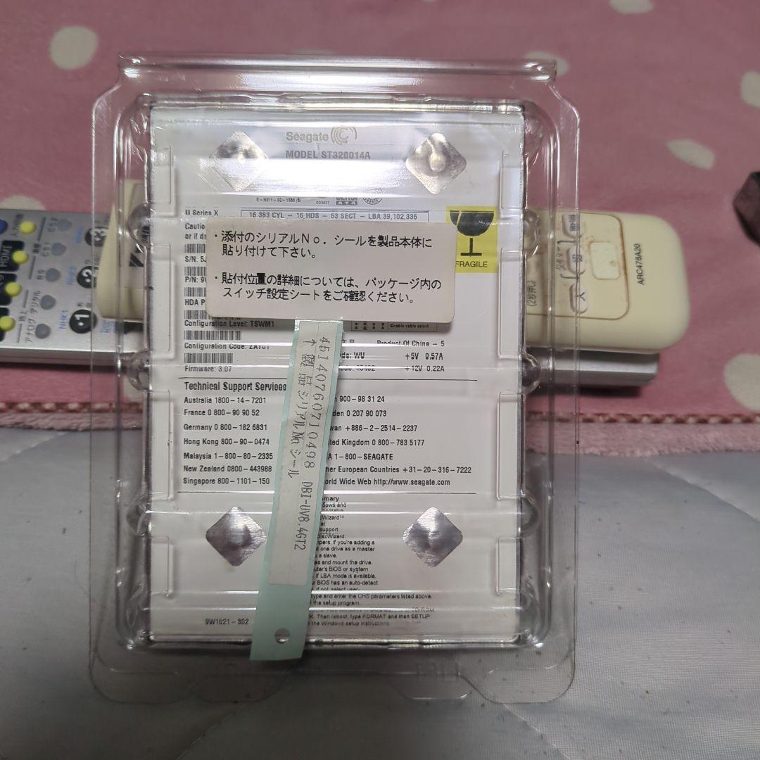 Seagate ST320014A 200GB 内蔵型HDD