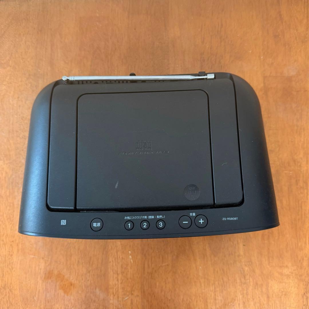 ● 美品 SONY ソニー CDラジカセ ZS-RS80BT ブラック