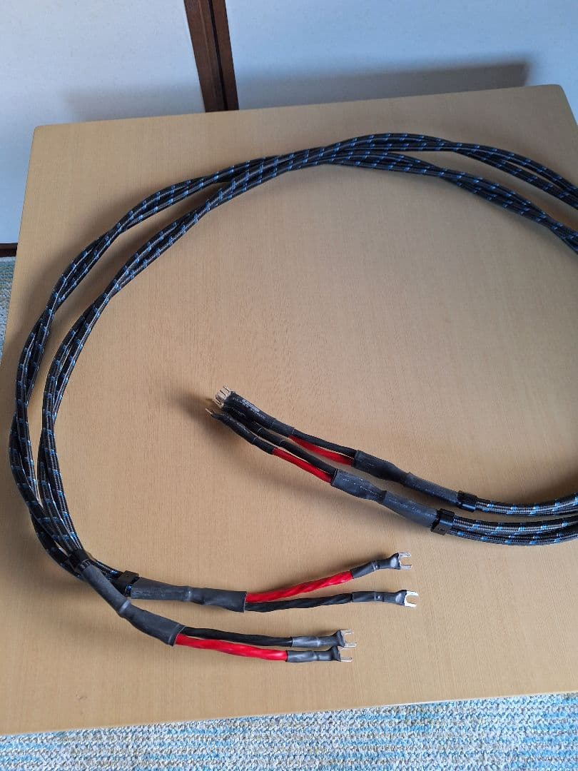 スピーカーケーブルDH LABS Q-10Ext　2.0m Yラグ仕様　導体2倍