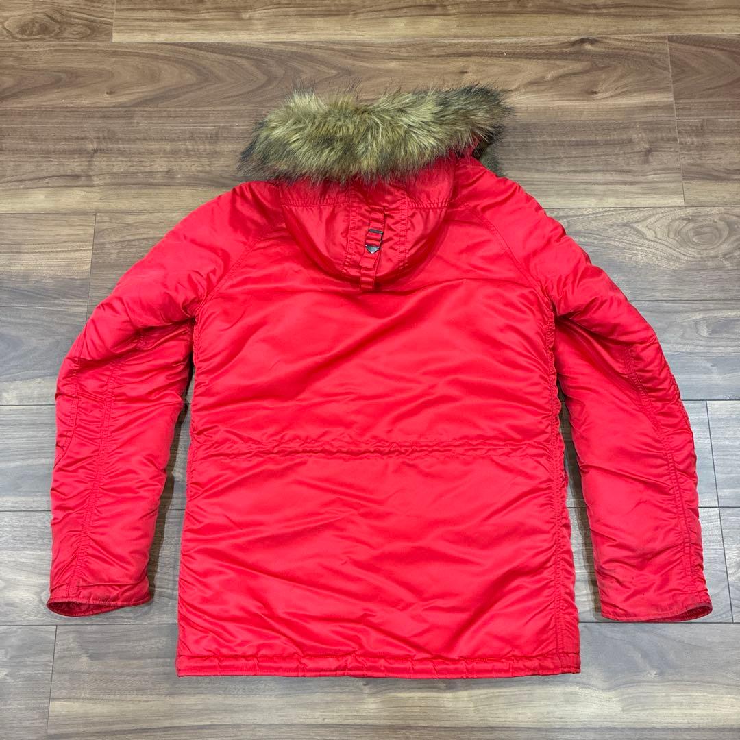 アルファ N-3B レッド Mサイズ レアカラー