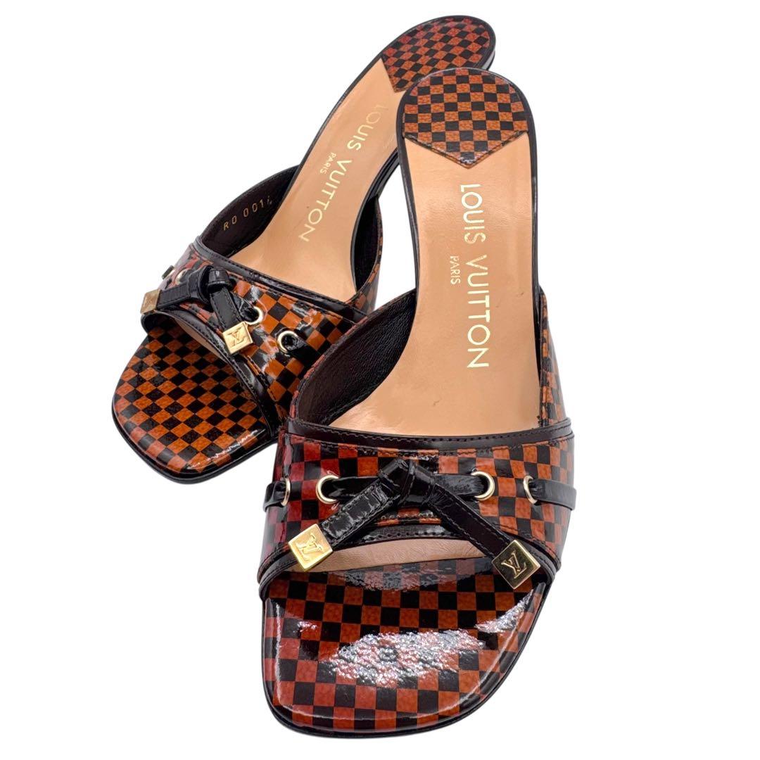LOUIS VUITTON ルイヴィトン ダミエ ミュール 36 ヒール