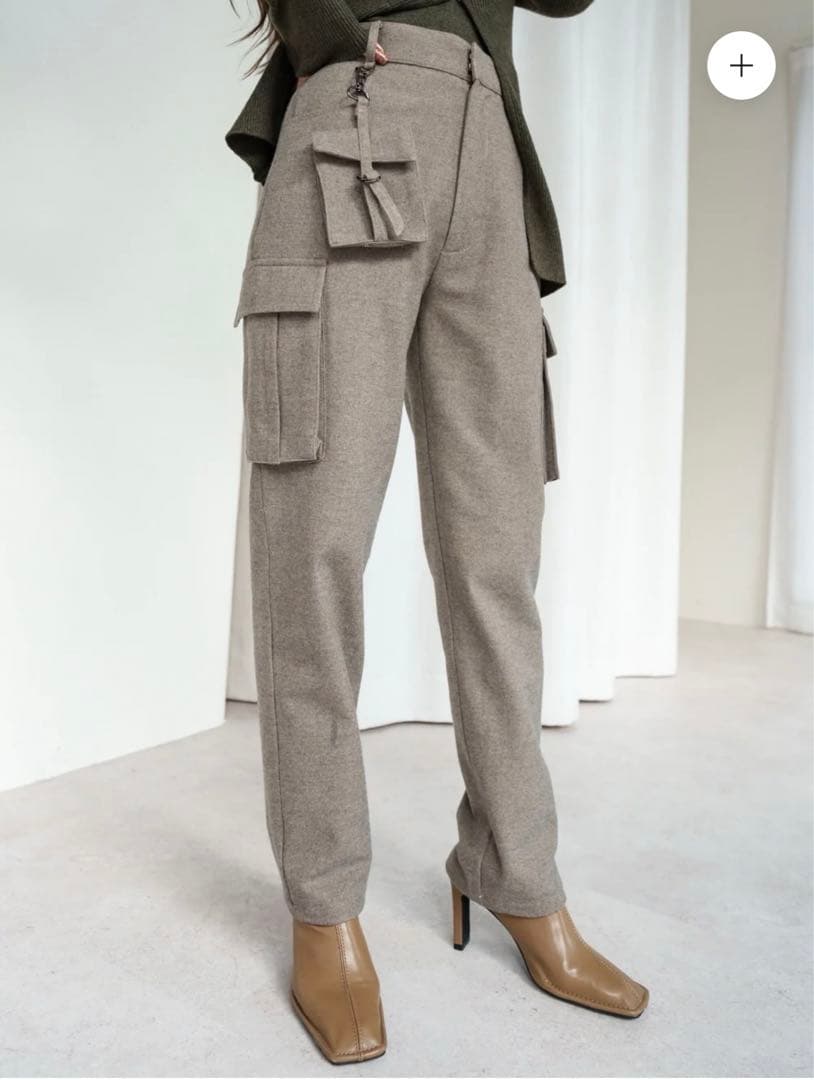 Glam Lips wool カーゴパンツ