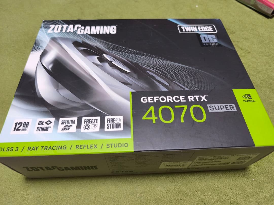 グラフィックボード・グラボ・ビデオカード ZOTAC GAMING GeForce RTX 4070 Super 12GB