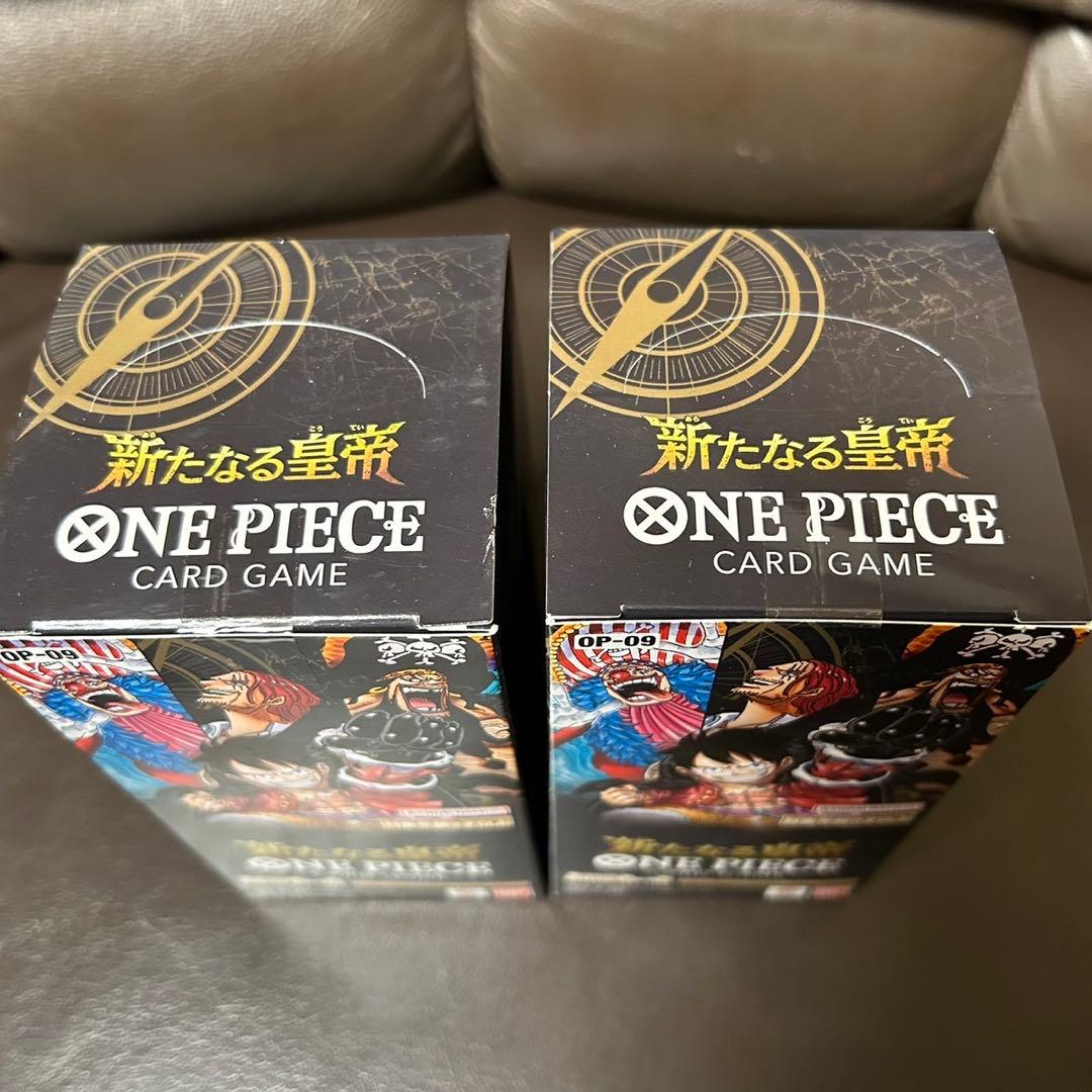 ワンピースカード　新たなる皇帝 2BOX テープ付き 未開封