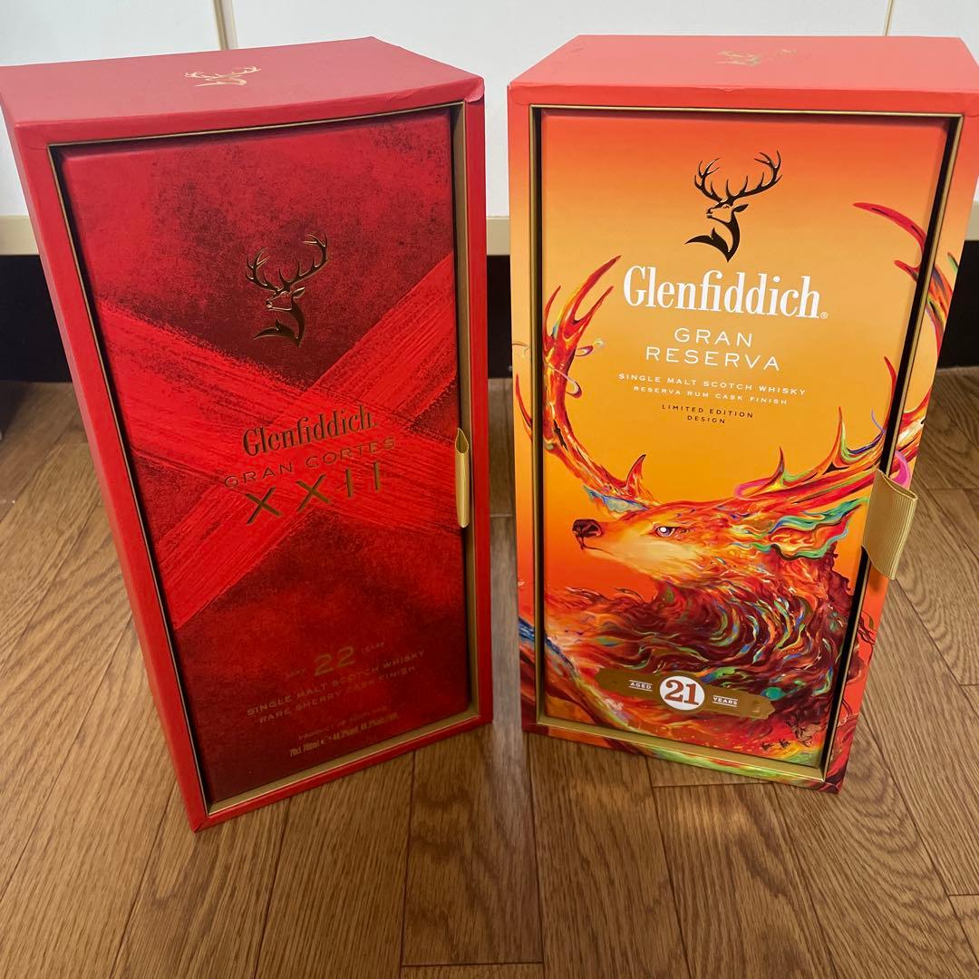 グレンフィディック　グランコルテス 22年 & グランレゼルヴァ21年