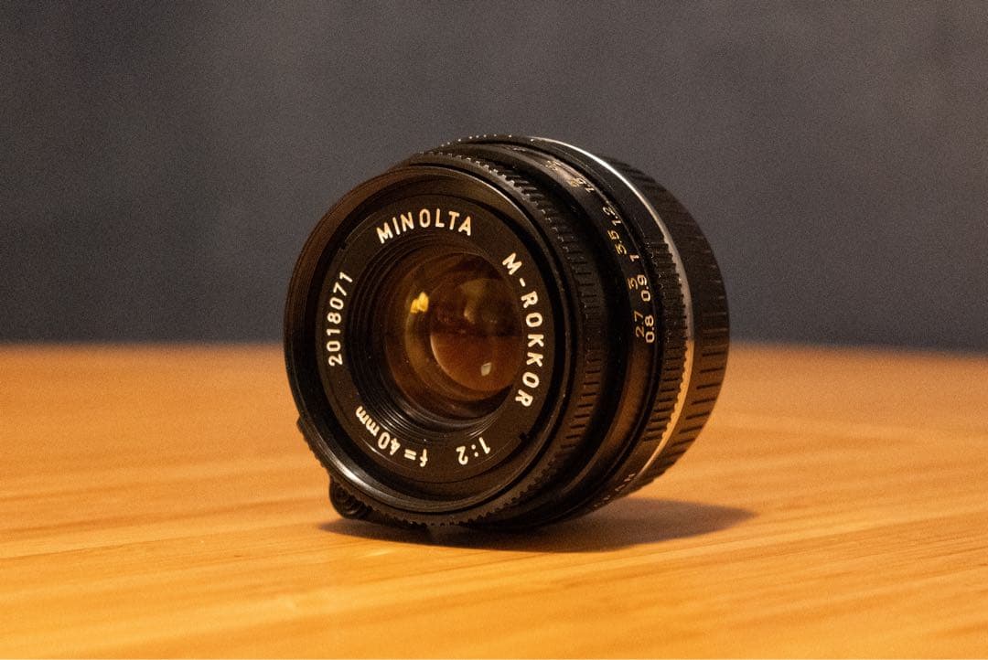 MINOLTA M-Rokkor 40mm f/2 レンズ Leica M型