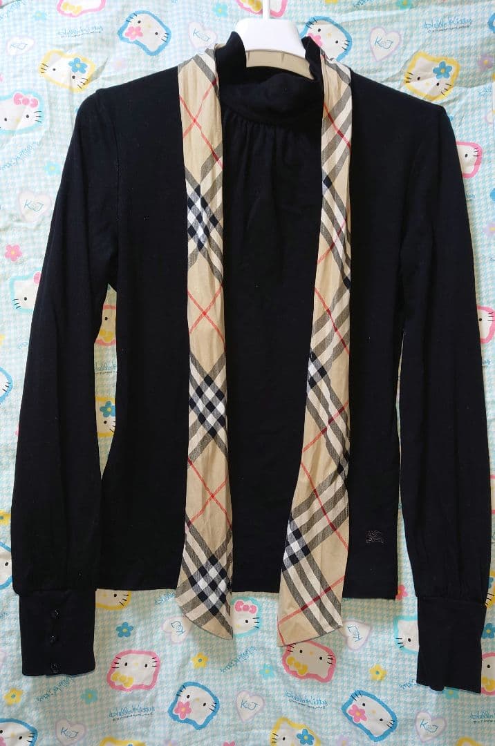 BURBERRY BLUE LABEL 長袖ハイネック トップス 38 着用品