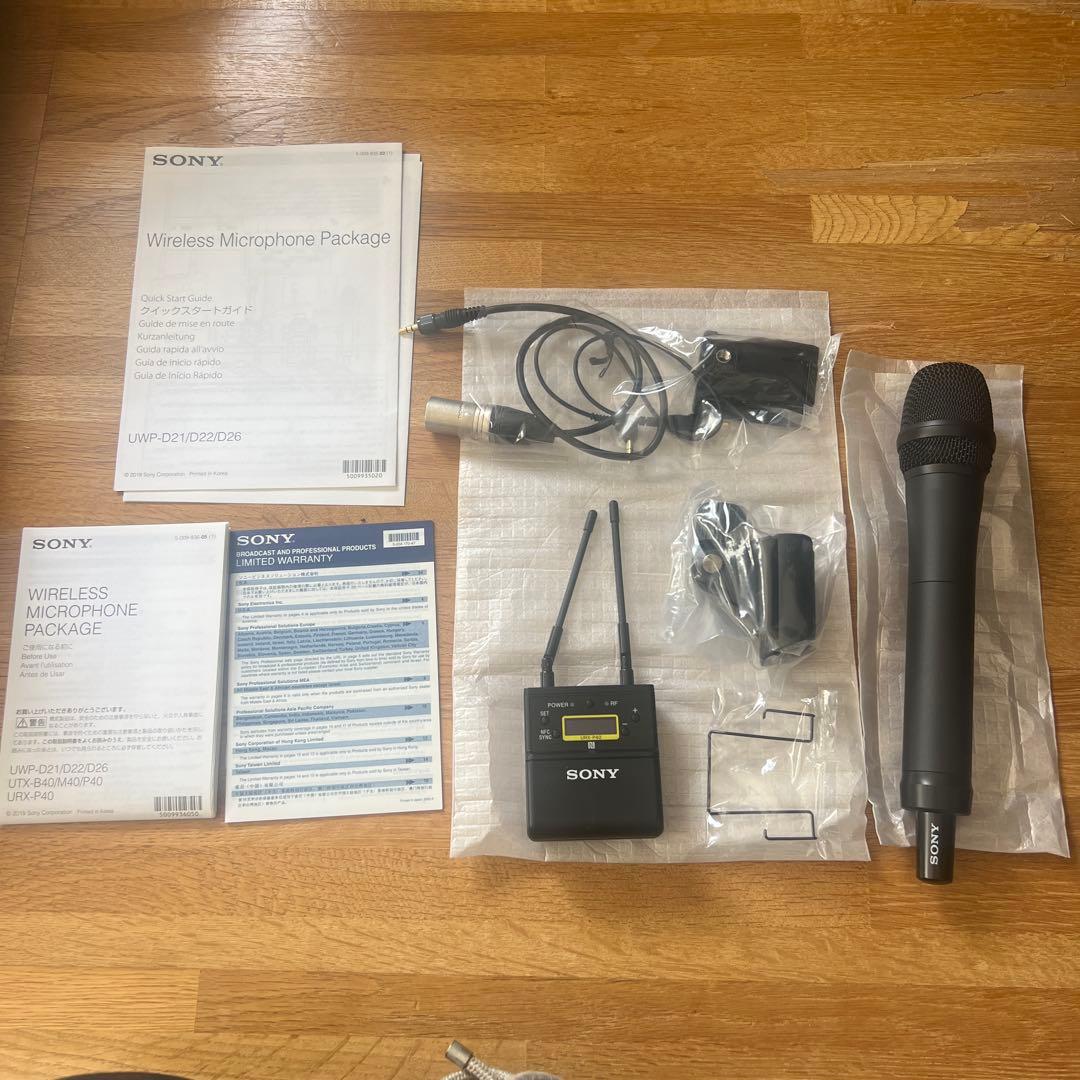 SONY ワイヤレスマイク UWP-D22 新品同様品