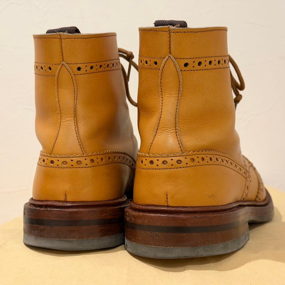 【美品】トリッカーズ カントリーブーツ エイコン UK7　純正クリーム付き