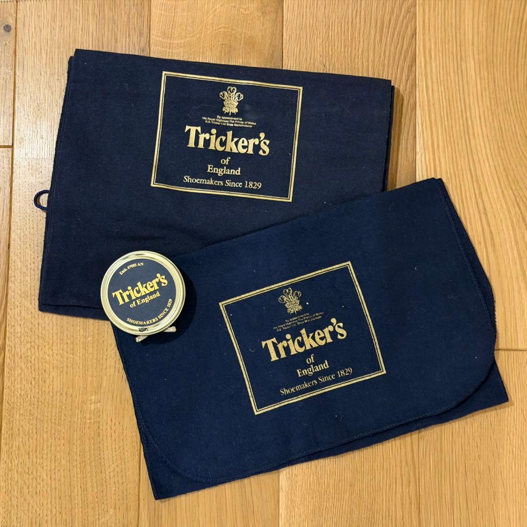 【美品】トリッカーズ カントリーブーツ エイコン UK7　純正クリーム付き