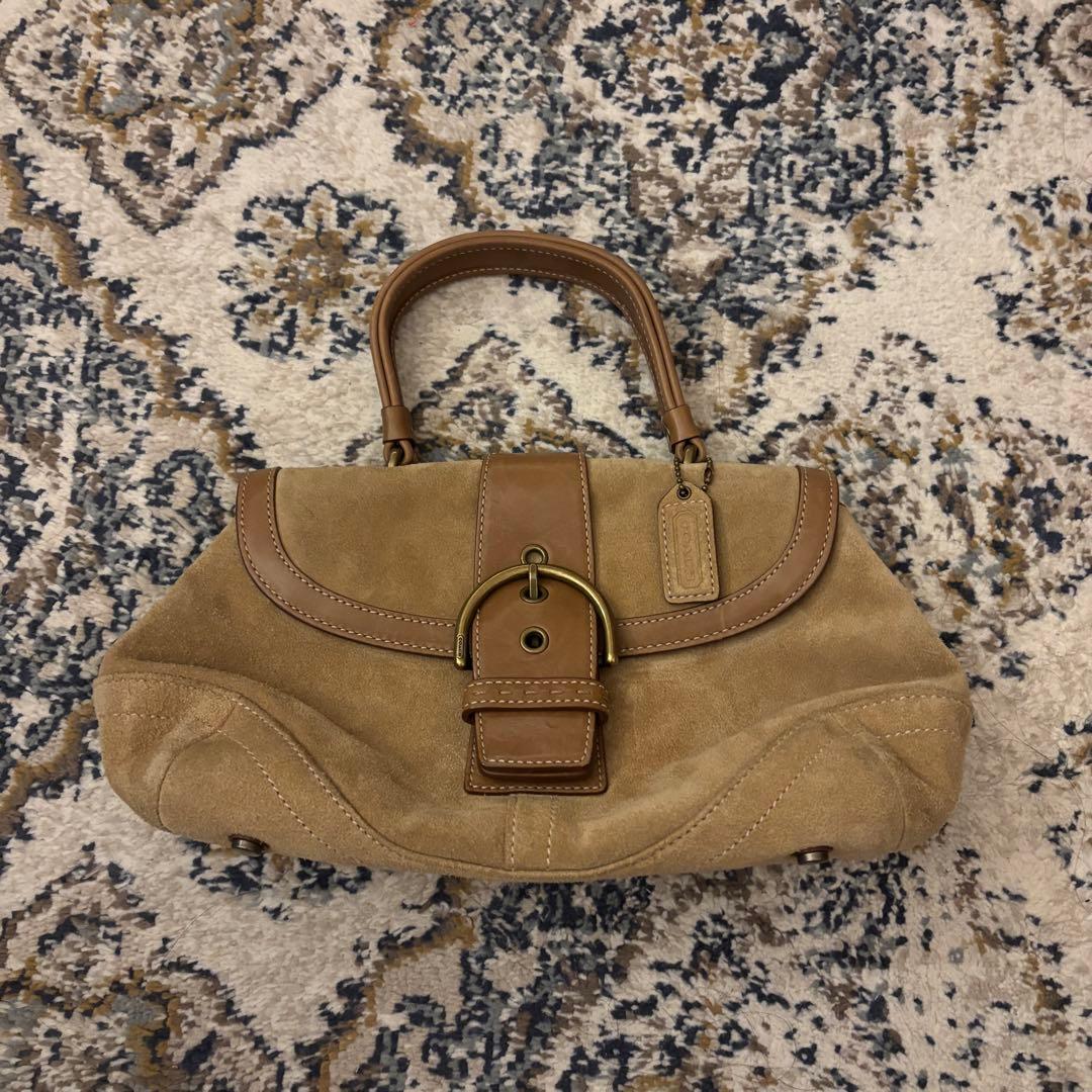 コーチショルダーバッグCoach Soho hand bag suede