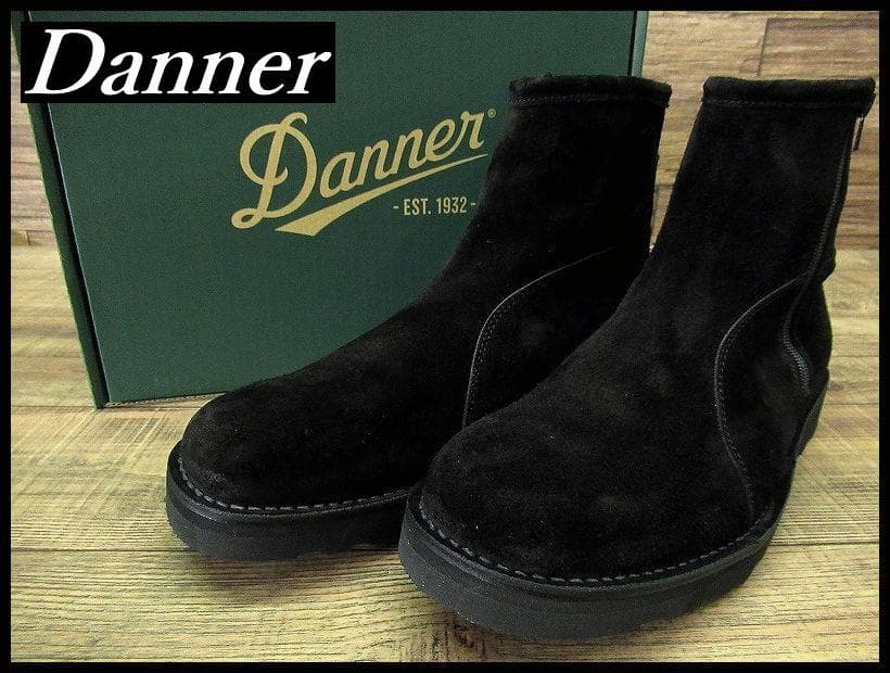 廃盤 新品 ダナー スエードレザー サイドジップ ワーク ブーツ 黒 28.0①