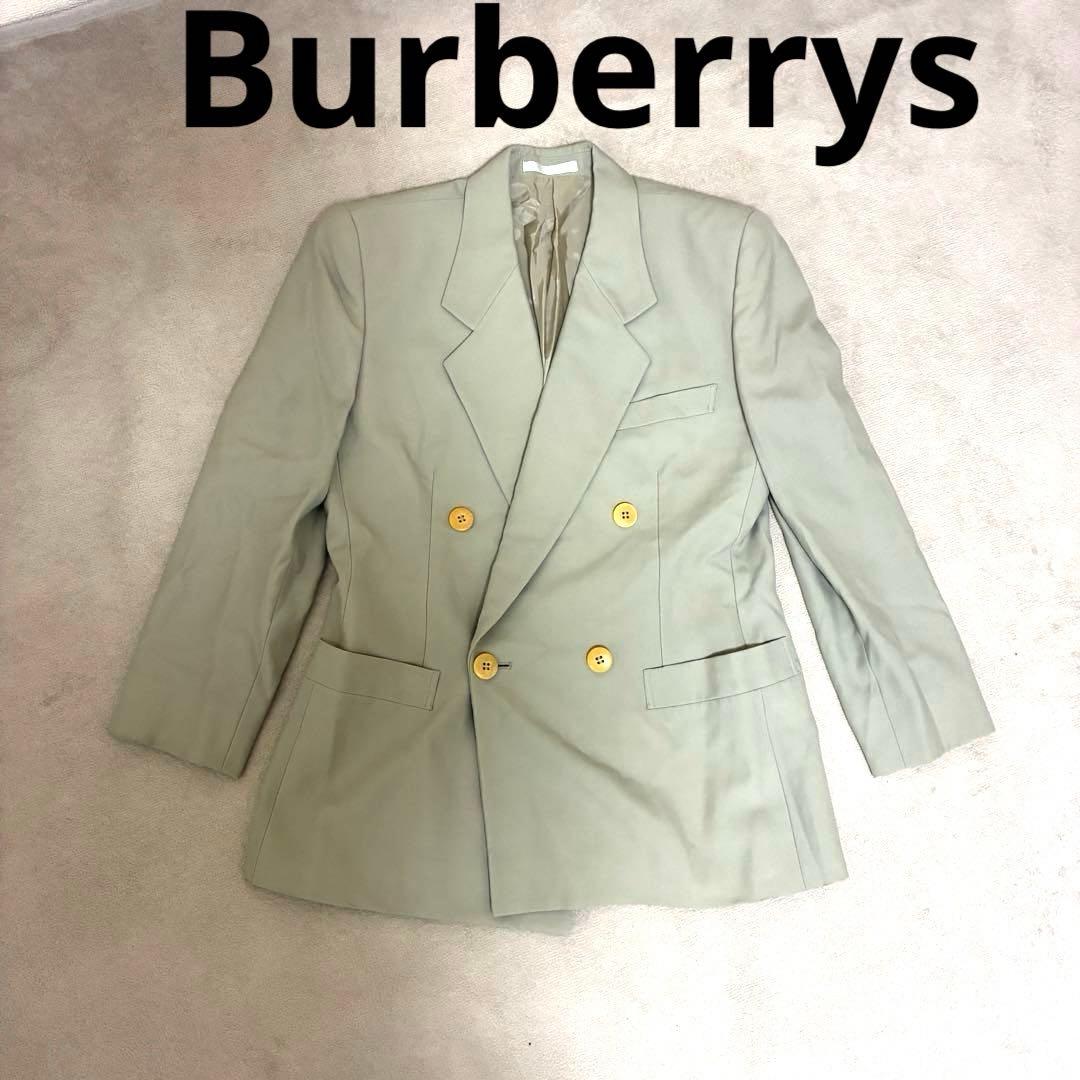美品　Burberrys　ダブルブレストジャケット　テーラードジャケット　S