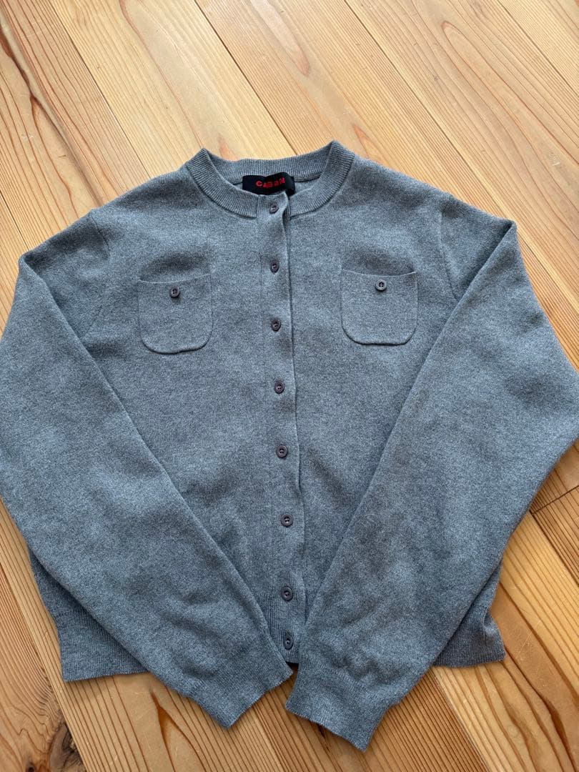 CABAN グレー カーディガン S