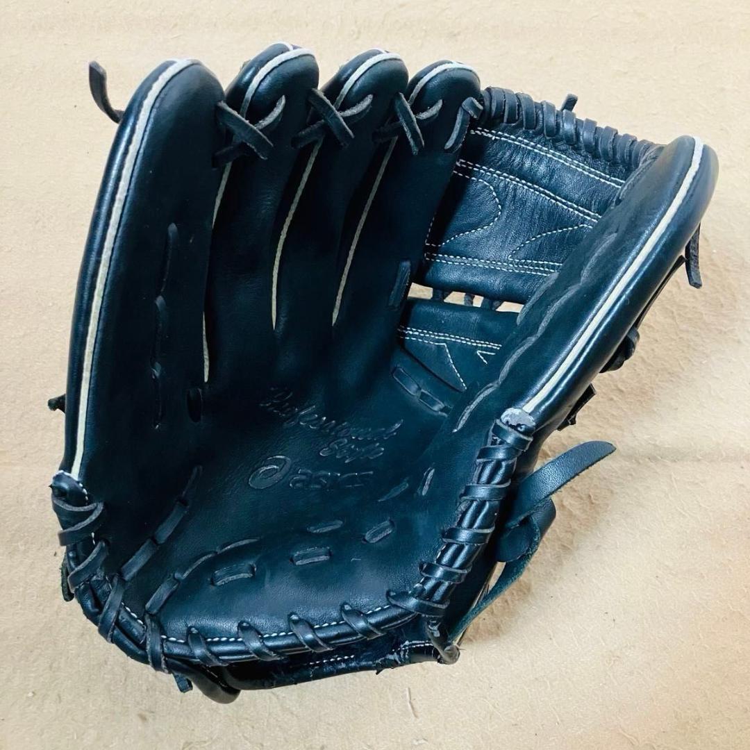 【希少】asics グローブ ピッチャー用 3121A341 左投げ ブラック