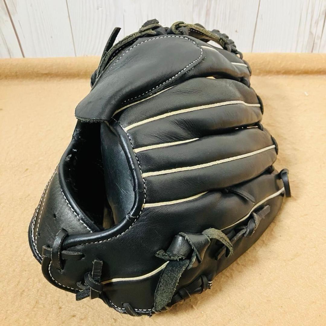 【希少】asics グローブ ピッチャー用 3121A341 左投げ ブラック