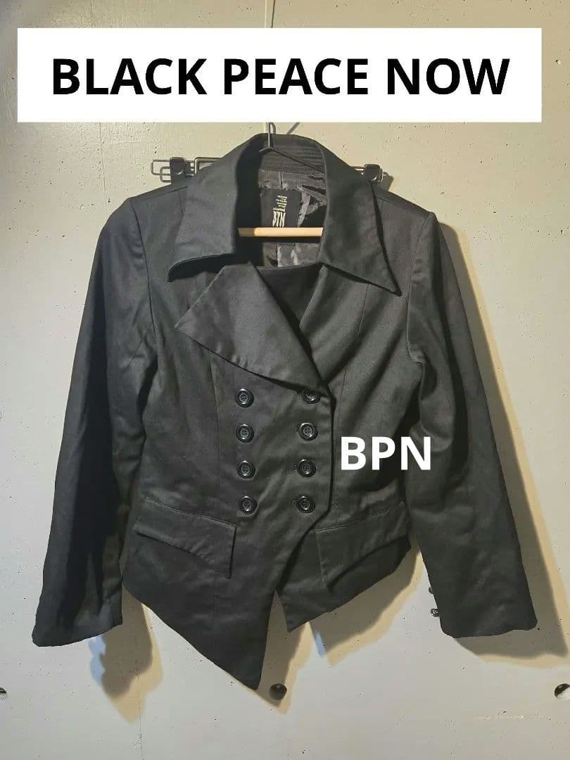 BPN BLACK PEACE NOW ピースナウ 燕尾 ダブル ジャケット M