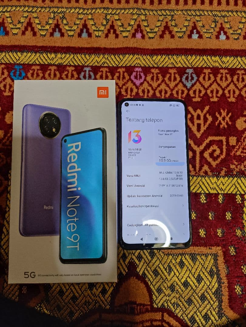 Redmi Note 9T ナイトフォールブラック 128 GB その他
