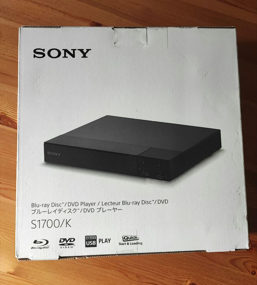 SONY Blu-ray Disc/DVDプレーヤー S1700/K