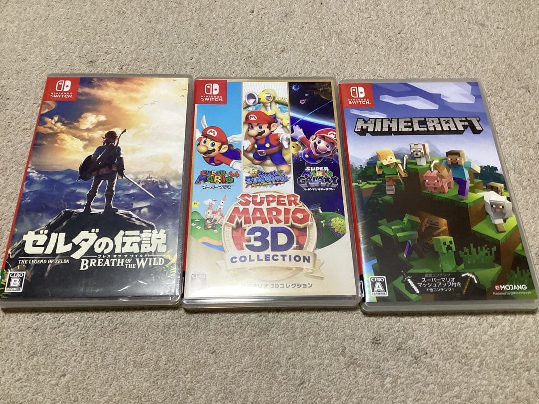 フ*ア様 ゼルダの伝説 ブレス オブ ザ ワイルド 他 3本セット
