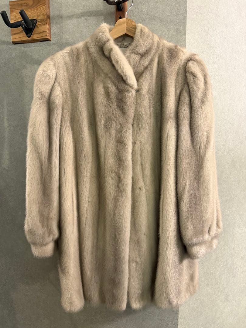 Nakamura Fur 毛皮コートベージュ　訳あり