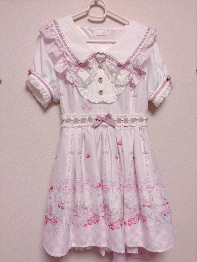 LIZLISA Sugary Treats Picnic柄 ワンピース