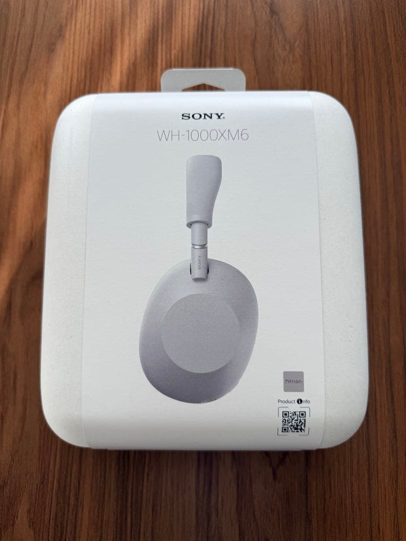 【未開封】SONY WH-1000XM6 ワイヤレスヘッドホン プラチナシルバー