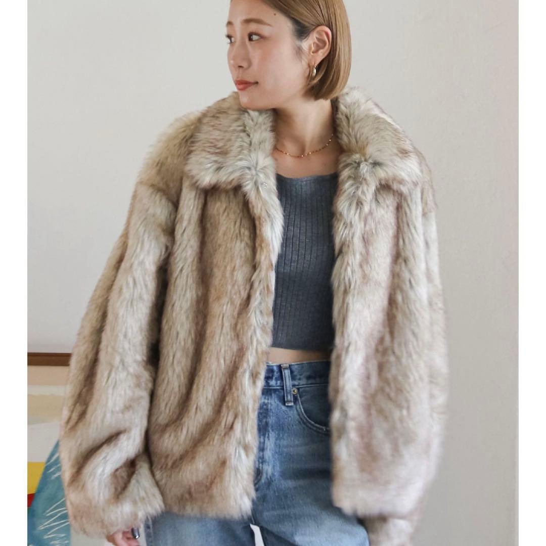 ungrid ボリュームデザインファーコート