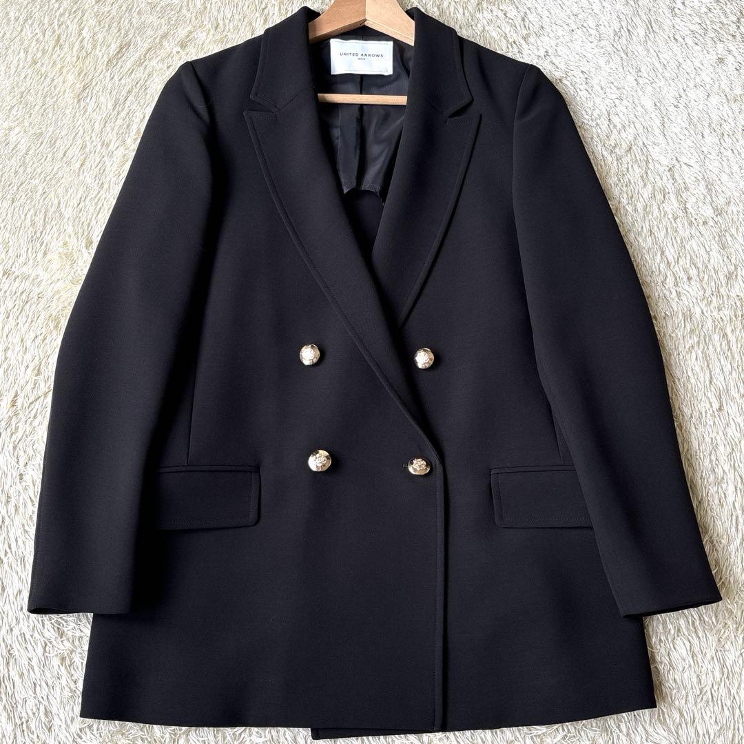 極美品✨ユナイテッドアローズ　ロングテーラードジャケット　ダブル　現行
