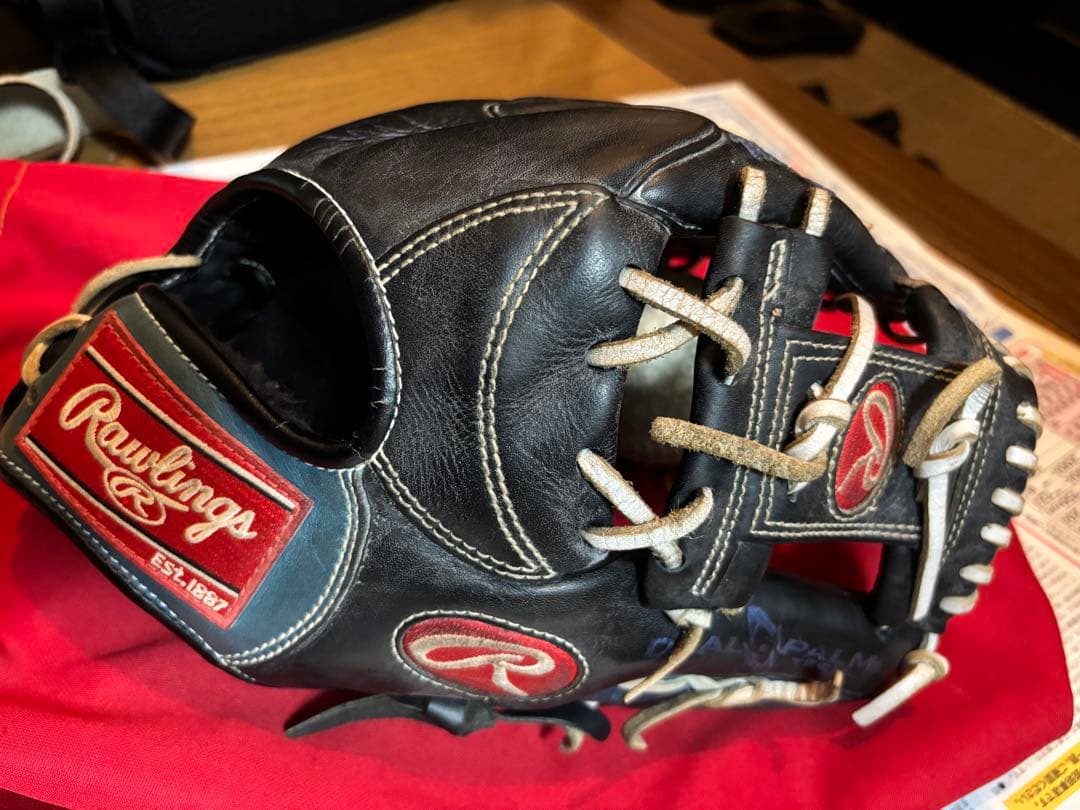 EKBH-29 ローリングスグラブ青黒2色一般軟式用