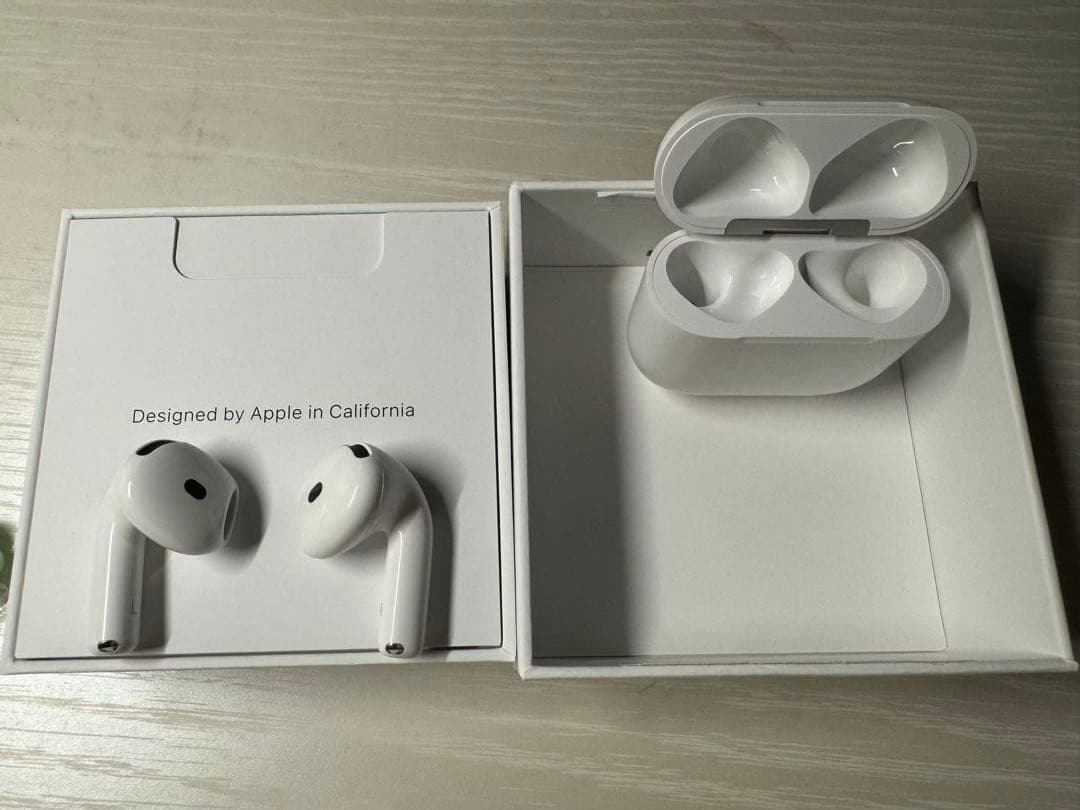 airpods ４ANC搭載　25年6月購入　動作確認・リセット・掃除消毒済み