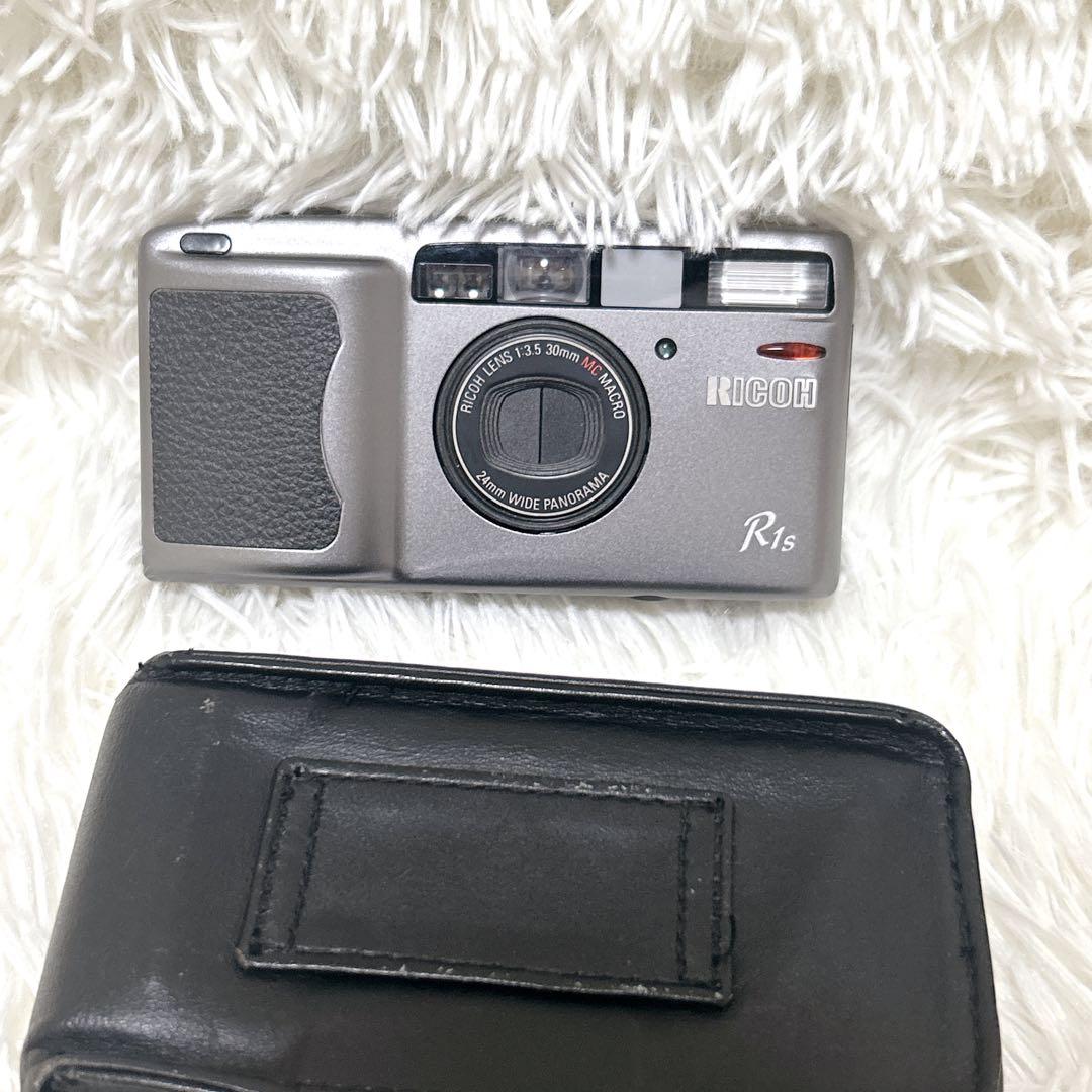 【外観美品】RICOH R1s グレー フィルムカメラ 一部動作確認済