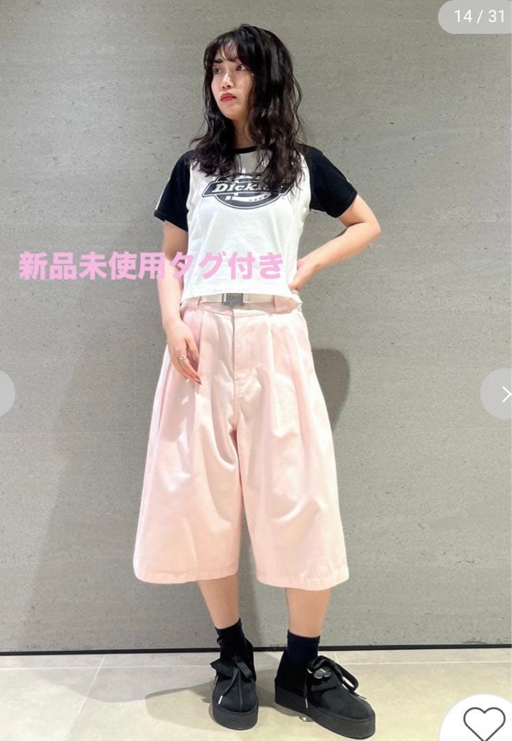 【LILY BROWN Dickies】チノハーフパンツ