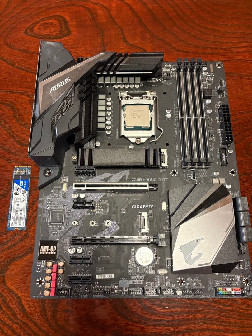 ギガバイト Z390 ELITE + i9 9900K +m.2SSD 1T