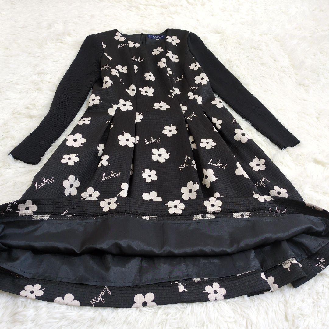 美品　現行　M'S GRACY　カメリア　ワンピース　ジャガード　雑誌掲載