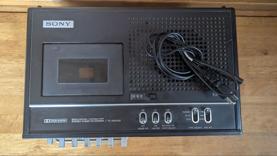 SONY TC-2890 SDソニー カセットデンスケ レコーダー(ジャンク品