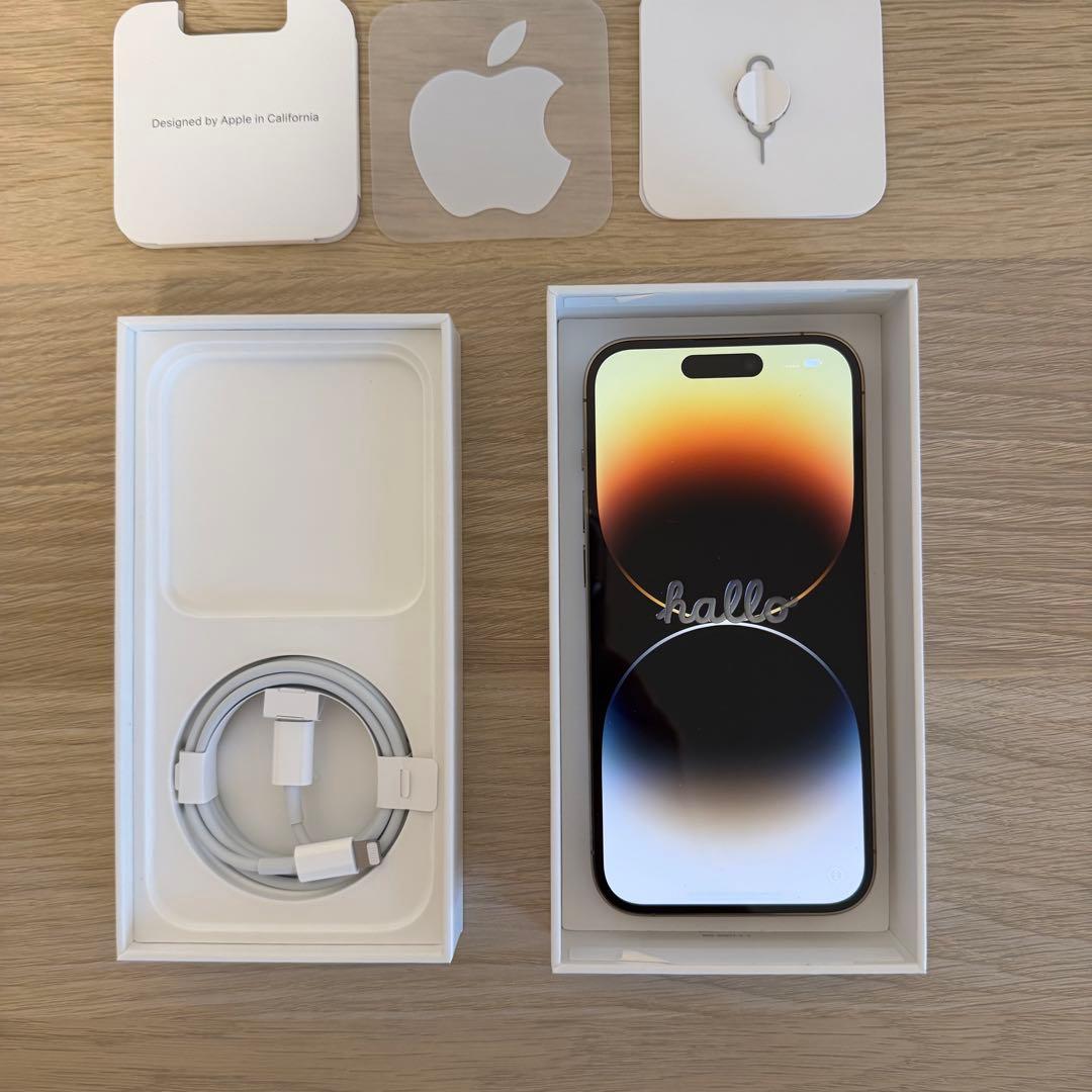 iPhone 14 pro 256GB ゴールド　SIMフリー
