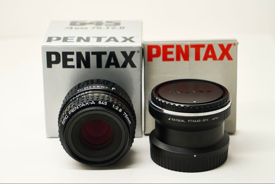 Pentax645 A 75mm f2.8 +RAYQUALマウントアダプター