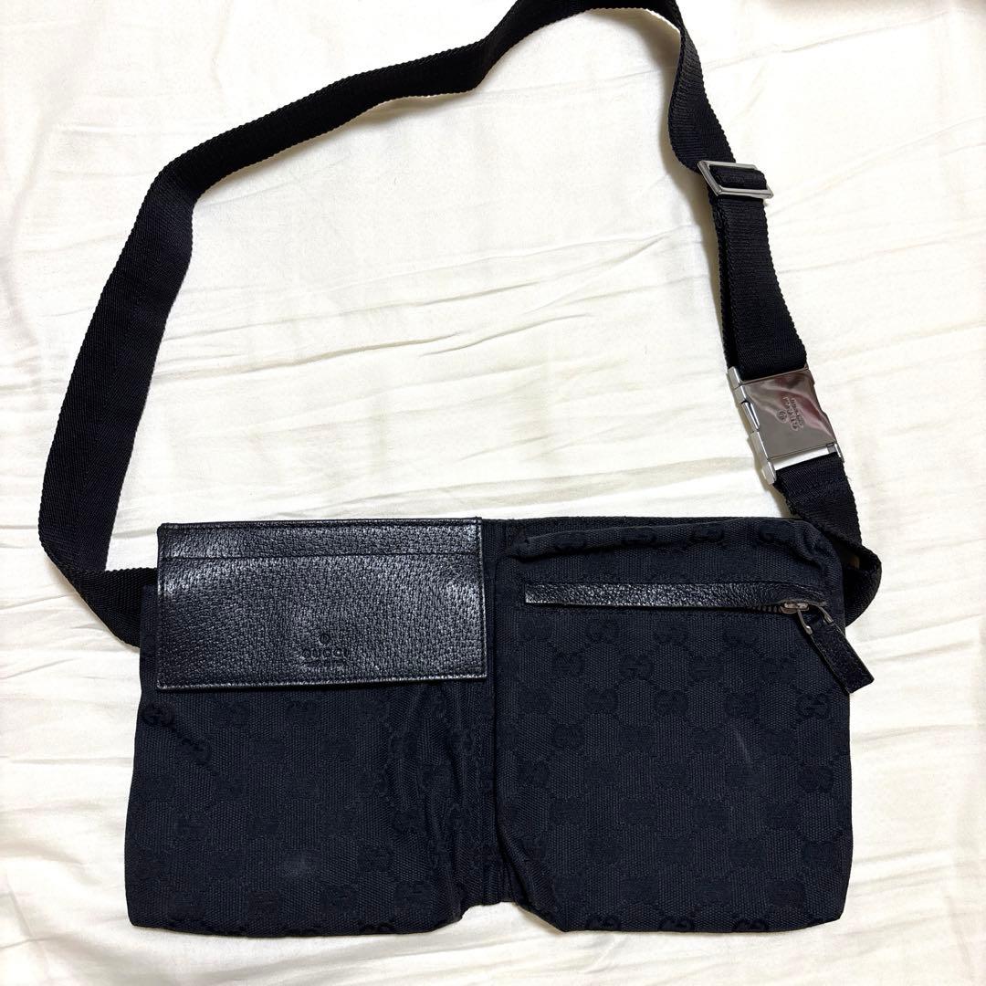 【値下げ★美品・中古】GUCCI グッチ ボディバッグ　ウエストバッグ