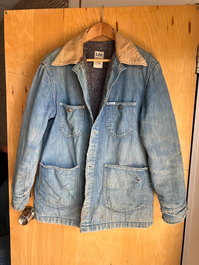 80s Lee 81-LJ デニム カバーオール ブランケット付 アメリカ製