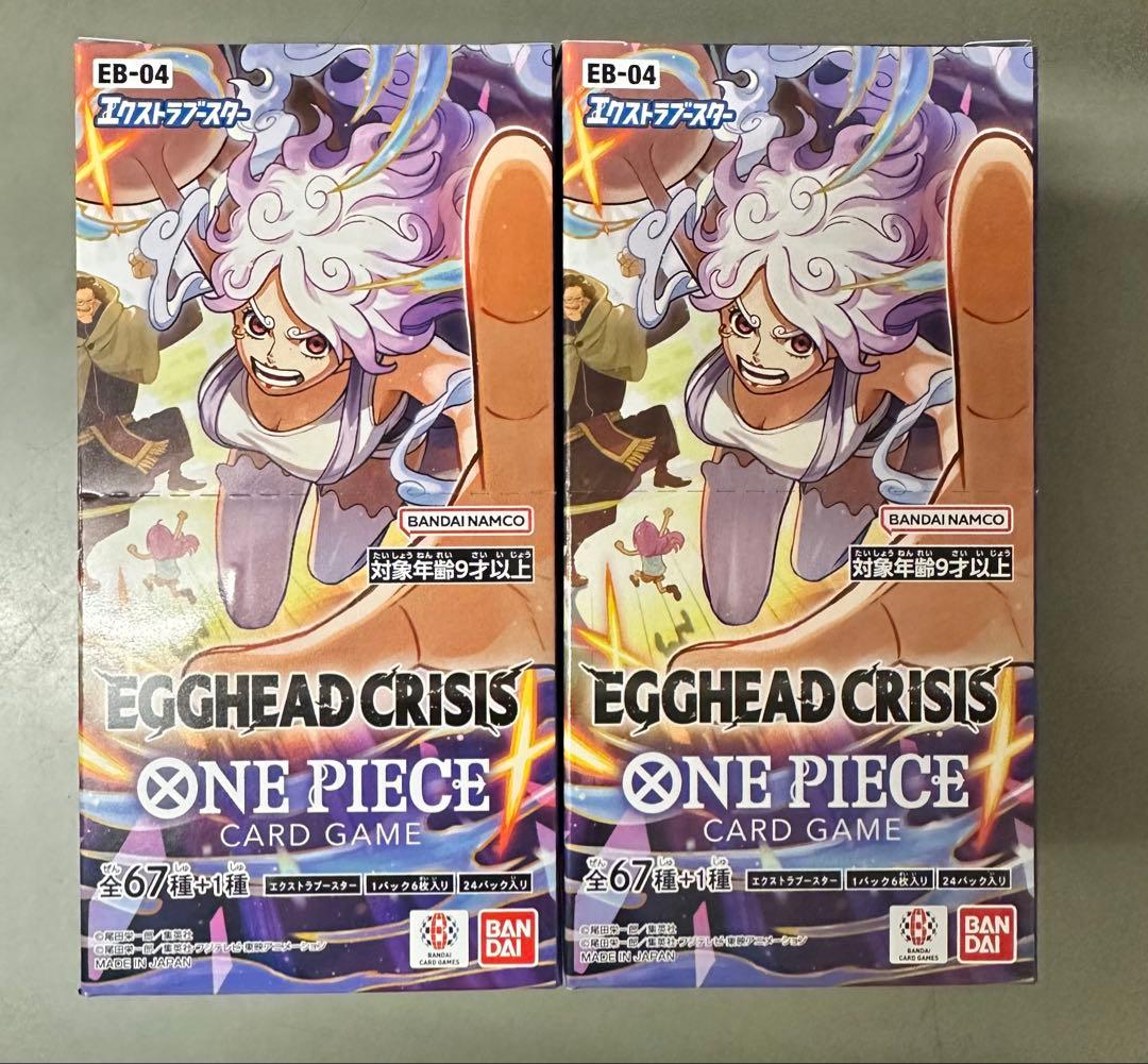 EGGHEAD CRISIS ONE PIECE 2box 新品未開封