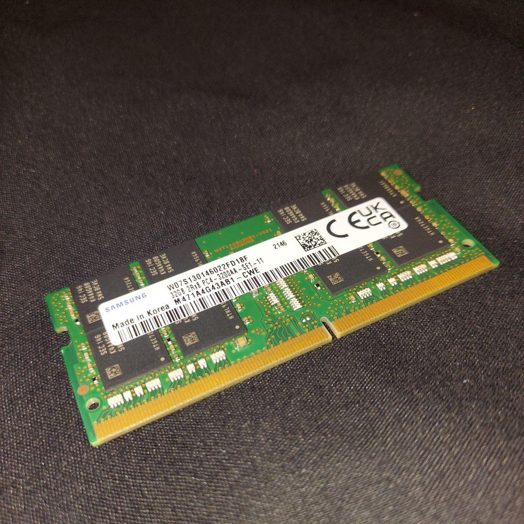 サムスン 32GB DDR4 RAM - ジャンク / 安定性問題あり